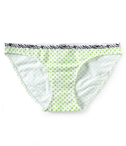 Aeropostale Womens Zebra Polka Dot Bikini Panties 377 XS