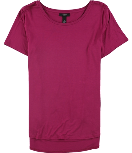 Alfani Womens High-Low Basic T-Shirt medpink 1X