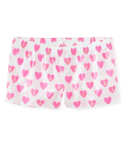 Aeropostale Womens Candy Hearts Pajama Shorts 102 XXS