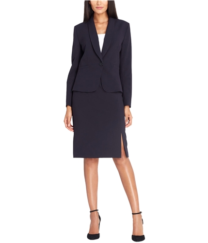 Tahari Womens Professional Skirt Suit navy 12