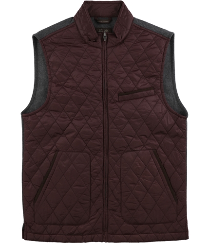 Tasso Elba Mens Fleece Line Quilted Jacket deepblackcbo S