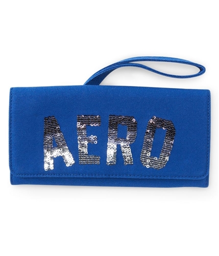 Aeropostale Womens Bright Sequined Aero Trifold Wallet 433 One Size