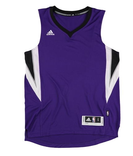 Adidas Mens Blank NBA Jersey, Purple, Small