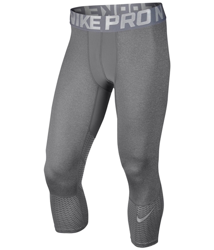 Nike Mens Hypercool Cropped Base Layer Athletic Pants grey S/21