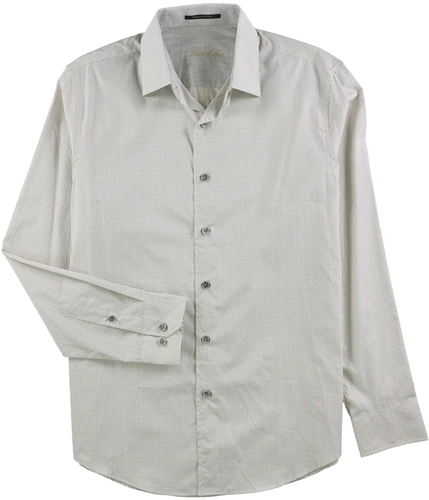 Tasso Elba Mens Printed Button Up Shirt birchcombo S