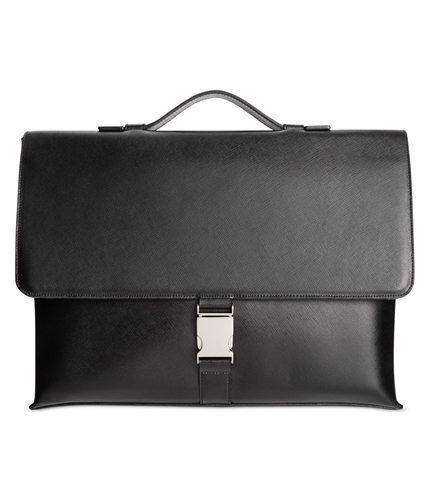 Calvin Klein Mens Saffiano Leather Briefcase black