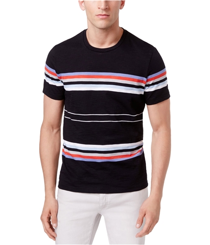 I-N-C Mens Classic Basic T-Shirt deepblack S