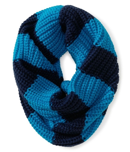 Aeropostale Womens Knitted Circle Infinity Scarf Wrap navyni Short