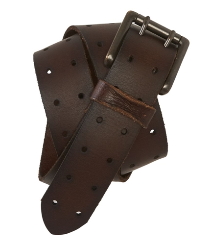Aeropostale Mens Perforated Leather Belt 237 S