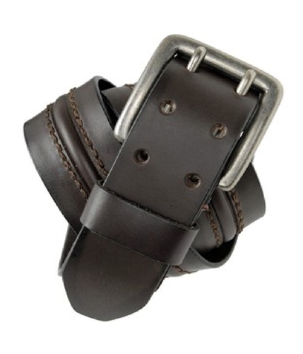 Aeropostale Mens 100% Leather Belt darkbrown S