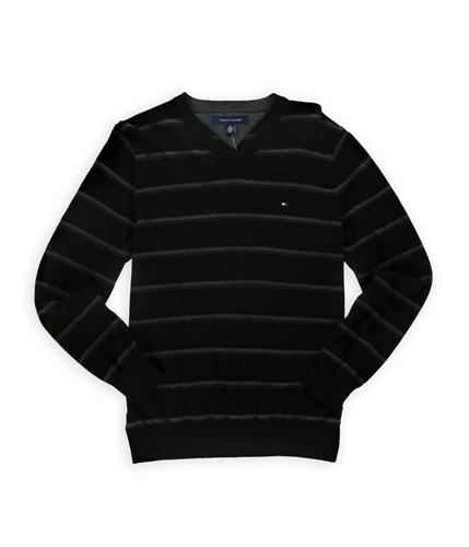 Tommy Hilfiger Mens Striped Knit Pullover Sweater deepknitbl M