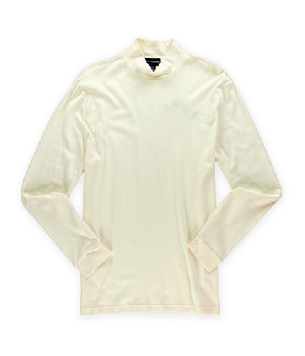 John Ashford Mens Solid Basic T-Shirt ivorycloud M
