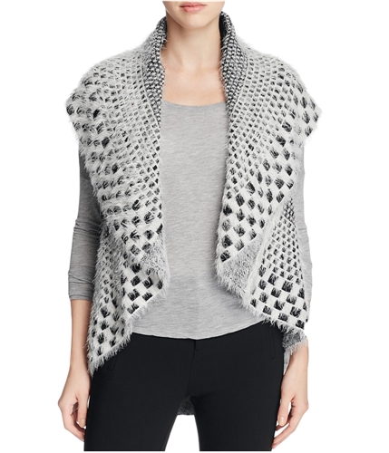 sioni Womens Geometric Fashion Vest blkegshell XL