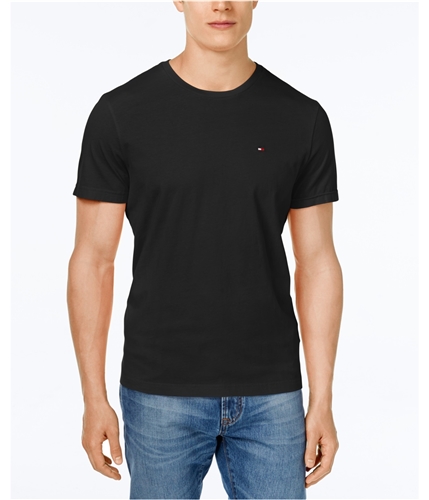 Tommy Hilfiger Mens Core Beach Basic T-Shirt black L