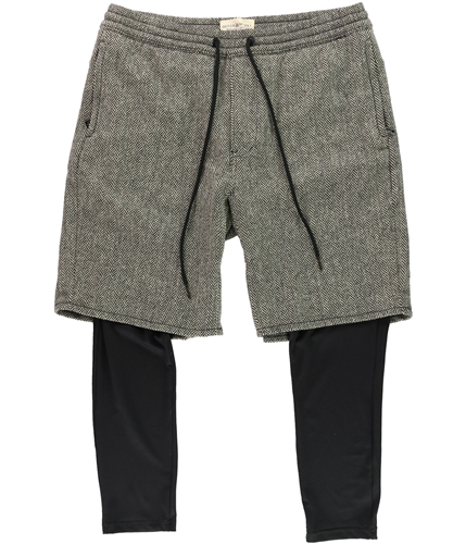 Ralph Lauren Mens Herringbone Casual Walking Shorts blackgrey L