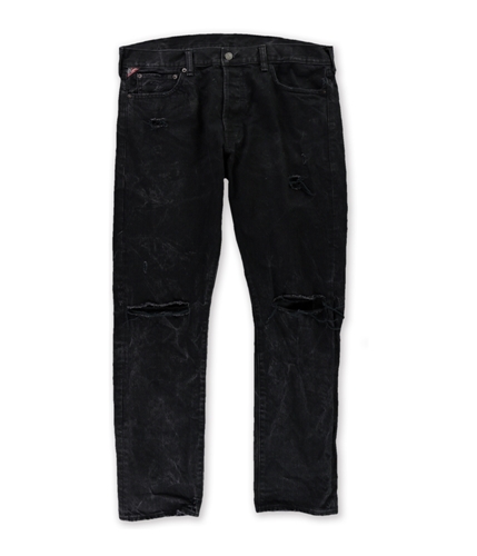 Ralph Lauren Mens Cotton Slim Fit Jeans black 34x32