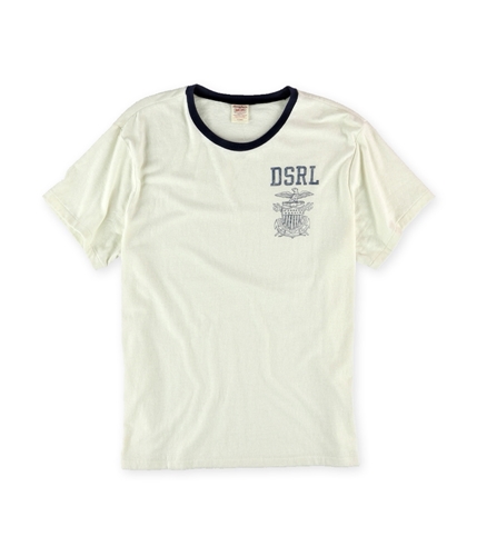 Ralph Lauren Mens DSRL Ringer Graphic T-Shirt ivory XL