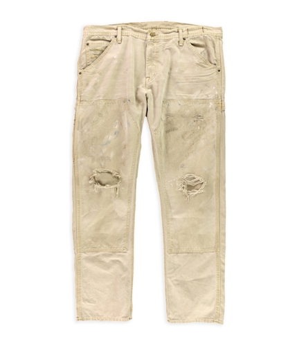 Ralph Lauren Mens Paint Stained Straight Leg Jeans fowler 38x32