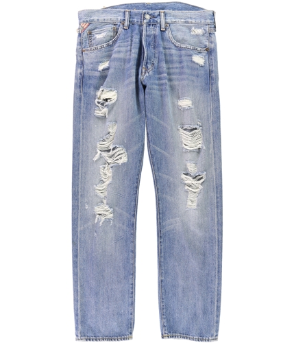 Ralph Lauren Mens Ripped Slim Fit Jeans pattonshir 32x30