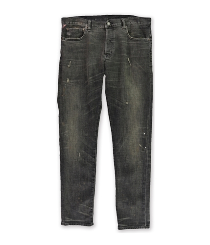 Ralph Lauren Mens Distressed Slim Fit Jeans bushwick 33x32