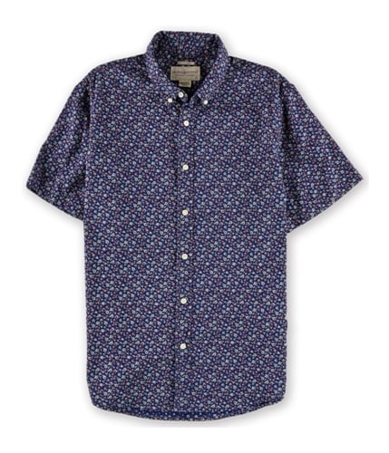 Ralph Lauren Mens Floral Button Up Shirt navy L