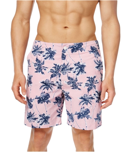 Tommy Hilfiger Mens Regal Palms Swim Bottom Board Shorts pink 2XL