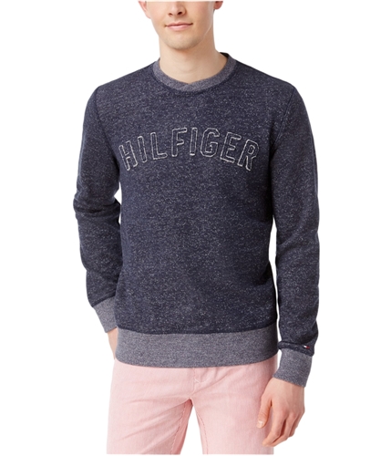 Tommy Hilfiger Mens Slub Logo Pullover Sweater 901 M
