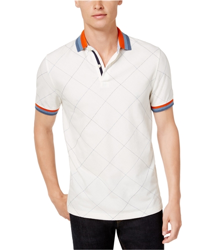 Tommy Hilfiger Mens Edison Argyle Rugby Polo Shirt 118 M