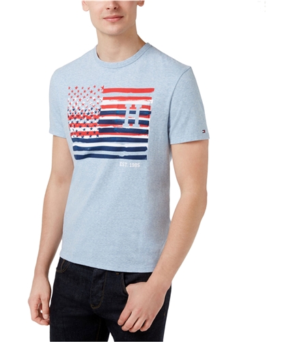 Buy a Tommy Hilfiger Mens Flag Graphic T-Shirt, TW2 | Tagsweekly