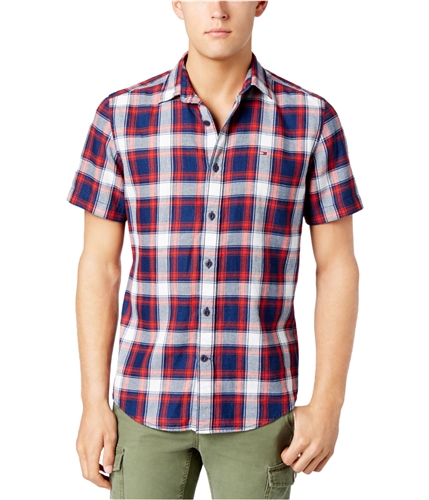Buy a Mens Tommy Hilfiger Bold Button Up Shirt Online TagsWeekly.com