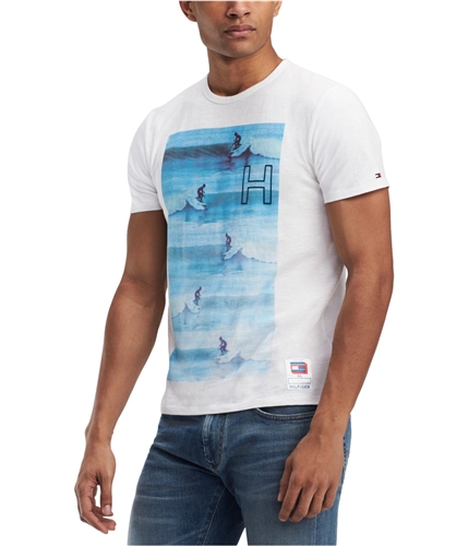 Tommy Hilfiger Mens SS Graphic T-Shirt 112 L