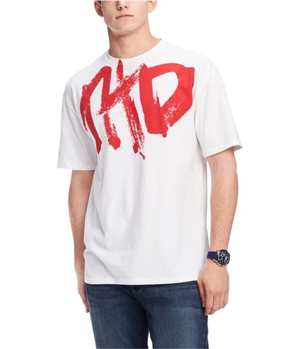 Tommy Hilfiger Mens THD Graffiti Graphic T-Shirt white S