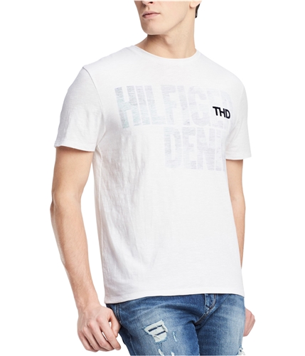 Tommy Hilfiger Mens Centennial Graphic T-Shirt white XL