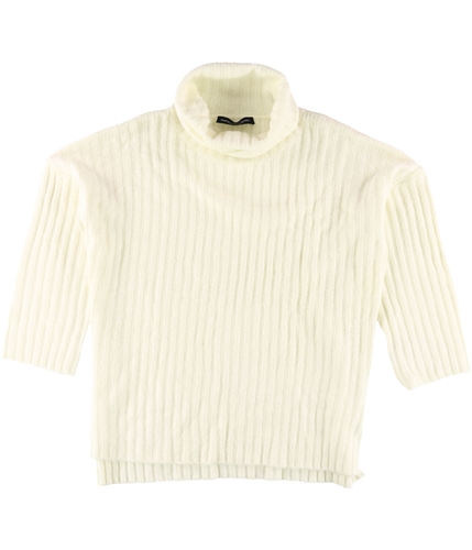 French Connection Womens Riva Rib Pullover Sweater white M