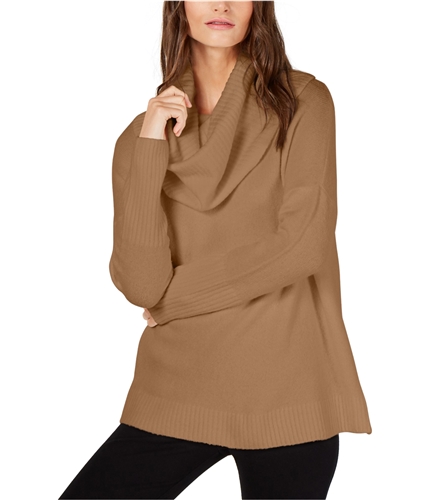 French Connection Womens Solid Pullover Sweater tan XS