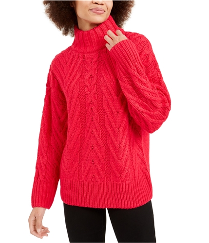 French Connection Womens Nissa Knit Sweater hotpink M