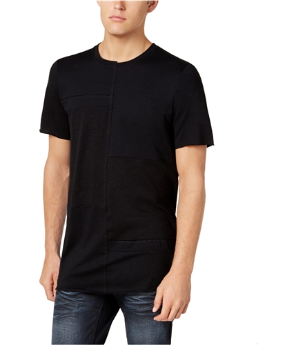 I-N-C Mens Long Length Basic T-Shirt deepblack M
