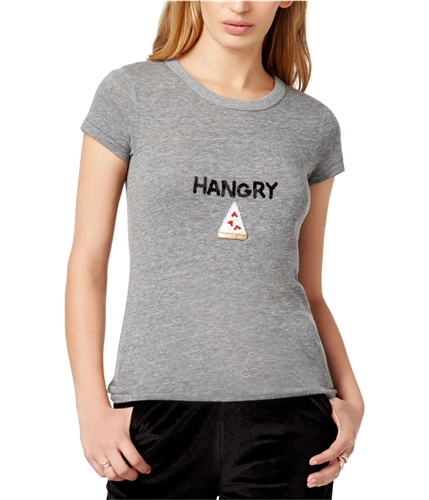 Bow & Drape Womens Hangry Graphic T-Shirt hthrgry S
