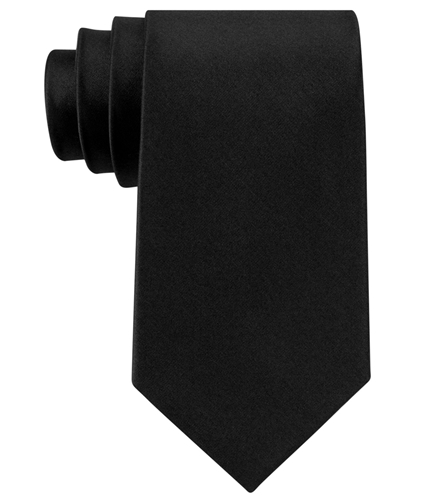 Michael Kors Mens Solid Self-tied Necktie black One Size
