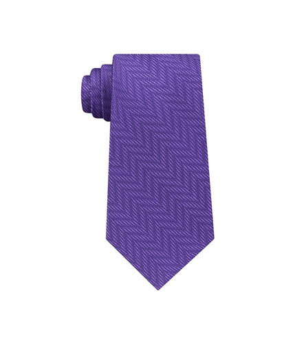 Michael Kors Mens Tonal Chevron Self-tied Necktie 263 One Size