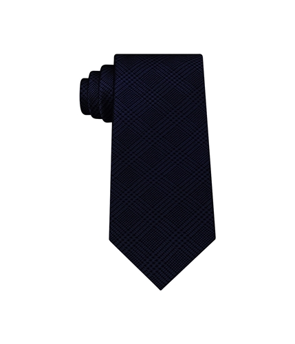 Michael Kors Mens Plaid Self-tied Necktie 400 One Size