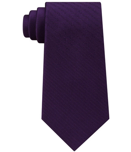 Michael Kors Mens Herringbone Twill Self-tied Necktie 411 One Size