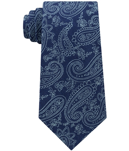 Michael Kors Mens Dancing Halo Paisley Self-tied Necktie bluegreen One Size