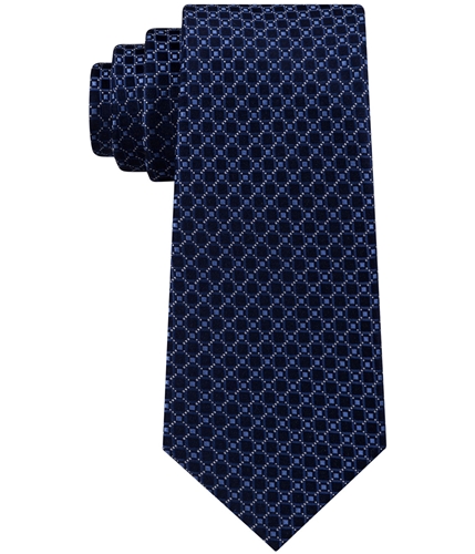Michael Kors Mens Nigel Small Neat Self-tied Necktie navy One Size