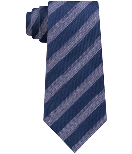 Michael Kors Mens Stiped Slim Self-tied Necktie blue One Size