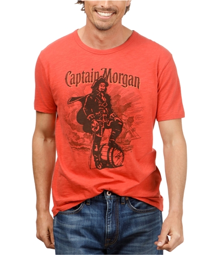 Lucky Brand Mens Captain Morgan Graphic T-Shirt 8bd L