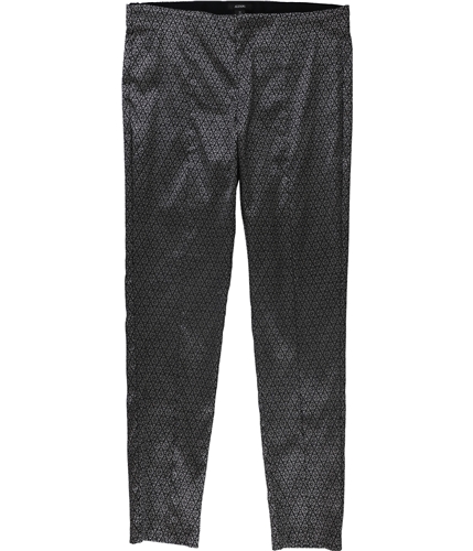 Alfani Womens Glitter Casual Trouser Pants silver 8x28