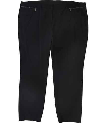 Alfani Womens Solid Casual Trouser Pants black 6x30