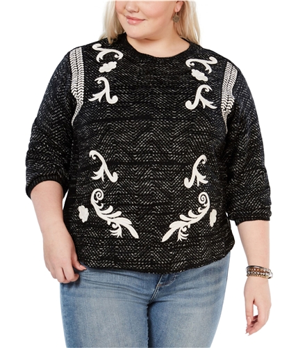 Buy a Lucky Brand Womens Embroidered Pullover Sweater, TW1