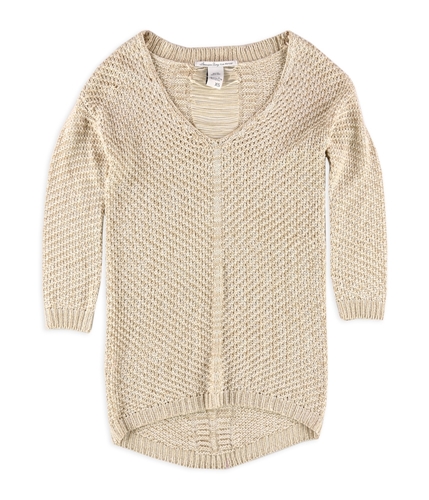 American Rag Womens Knit Pullover Sweater oatmealcombo XS